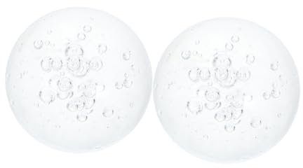 WEKADRIN 2pezzi Sfere di Trasparente Decorazione da per Fontane d Scrivania e Tavolo Accessorio in Vetro per Centrotavola e Composizioni