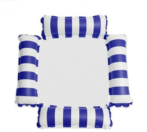 Hamaca Flotante Inflable 4 En 1 para Piscina, Sillón Hinchable con Red, Colchoneta Acuática para Adultos Y Niños, Juguete De Agua, Accesorios De Playas Y Fiestas (Morado)