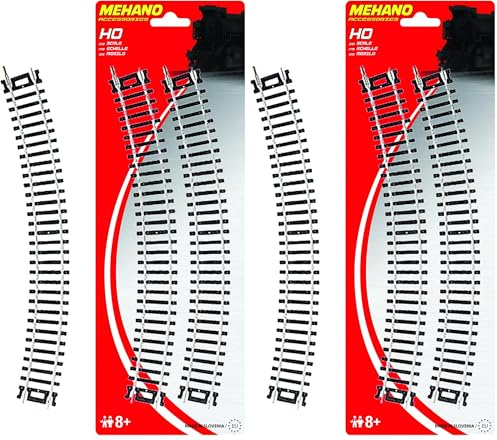 Mehano F210 Set de Rails Courbés (Lot de 2)