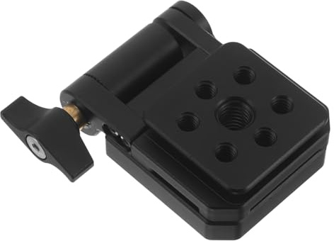SOIMISS Adattatore Testa Sferica Sgancio Rapido Morsetto per Testa Treppiede in Alluminio Filettatura da Accessorio per Montaggio su Treppiede per Fotocamera