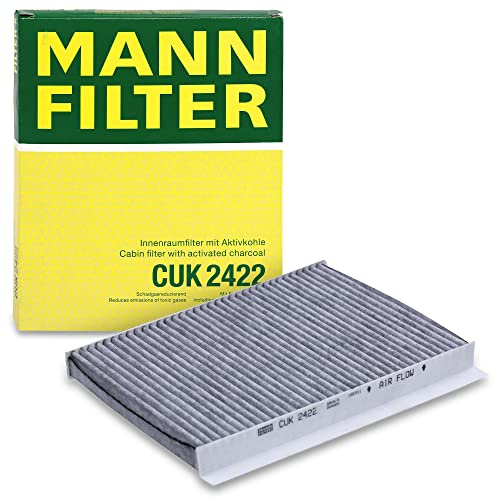 MANN-FILTER CUK 2422 Filtro aria cabina - Filtro Antipolline con Carbonio attivato - per Autovetture + veicoli commeriali