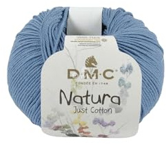 DMC Natura Yarn, 100% Cotton, Blue Jeans (N26), 50g