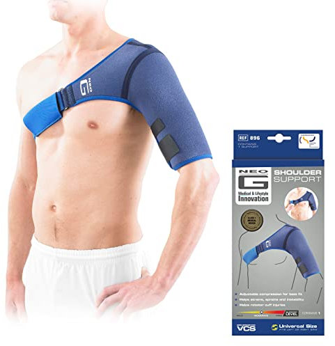 Neo-G Shoulder Support for Rotator Cuff, Dislocated Shoulders, Shoulder Pain Relief, Arthritis – Shoulder Brace for Men and Women – Adjustable Compression Strap - Class 1 Medical Device