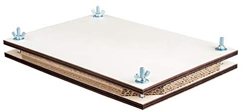 Rayher Blumenpresse, natur, 21 x 30 cm, Holz FSC zertifiziert, Blatt- und Blütenpresse, blumen trocknen presse, 27000505