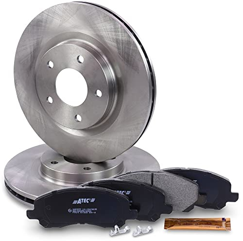 ATEC Germany Bremsenset Vorderachse inkl. Bremsscheiben Ø 294 mm Belüftet + Bremsbeläge Vorne