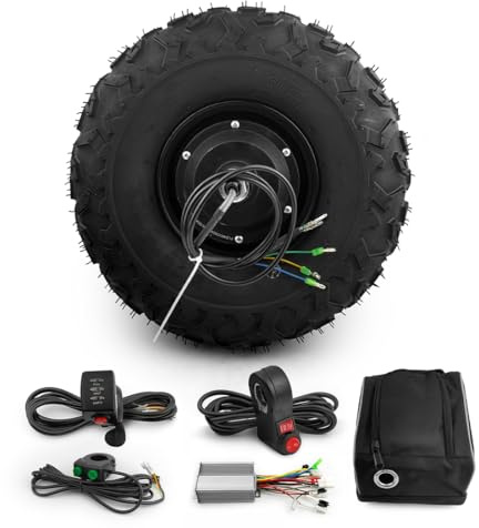 36 V 48 V 350 W 500 W skottkärra vagn växelnav motorkit off-road 14,5 tums hjul (36V 350W)
