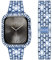 DEALELE Bracelet compatible avec iWatch 40 mm, 44 mm, 41 mm, 45 mm, 49 mm, bracelet de rechange en métal avec coque de protection pour Apple Watch Series 9/8/7/6/5/4/SE/Ultra pour homme et femme,