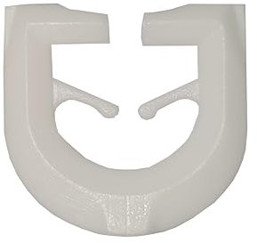 Raum² 100 ganchos en T para rieles en T, color blanco o negro, 100, 200, 400 unidades (100 unidades en blanco)