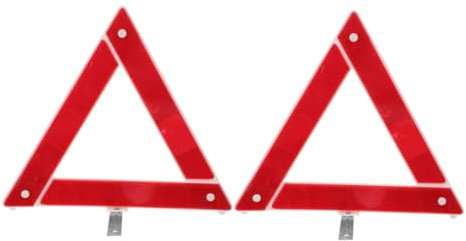 Generico 2 Pezzi Triangoli Di Segnalazione Triangolo Riflettente Per Camion Triangolo Di Emergenza Per Veicoli Triangoli Di Sicurezza Triangolo Di Segnalazione Triangolo Di Emergenza