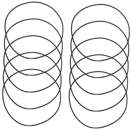 MUELODSIC 10 Piezas Bandas Elásticas de Goma para Montaje Antivibración de Micrófono Anillos de Suspensión para Micrófono de Condensador Clips Compatibles para Transmisiones y Entrevistas