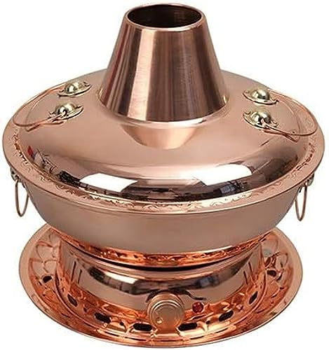 Olla caliente de cobre para auténtica comida familiar y cocina de restaurantes
