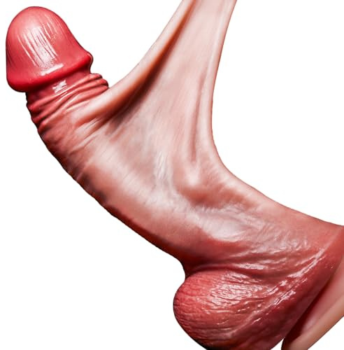 Sex Toy Realistic Dildo for Women – 8.6 Inch Soft, Body-Safe Silicone Material Dildos, Hands-Free Suction Cup, for G-Spot, Anal and Strap-On Play, Adult Sex Toy, Suitable for Couples and Beginner Men