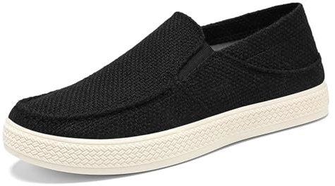 Mocasines para Hombre Zapatos Casuales Zapatillas sin Cordones Caminar Antideslizante Ligero Al Aire Libre Transpirable Moda Comodidad
