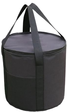 KiBcsLic Borsa Porta Fornello da Campeggio Valigetta Portaoggetti Griglia BBQ Utensili Cucina Oxford Manico Resistente Adatta per Campeggio Escursioni Picnic R, 25x28 Cm