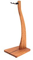 Zither Wooden Ukulele or Mandolin Stand - Handcrafted Solid Mahogany Wood Floor Stands, Made in USA