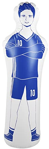 Wakects Saco de Boxeo de Fútbol Inflable, Portátil con Base de Agua, 40x160cm, Duradero