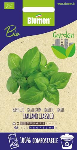 SEMI DI BASILICO BIO GREENPACK BLUMEN