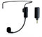 HEBEOT Cuffie con microfono wireless a 20 canali, portata di 48,8 m e ricarica di tipo C per acquisizione audio professionale