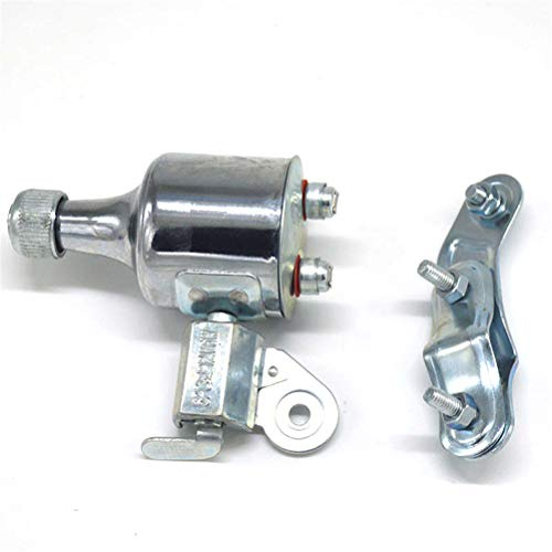 VGEBY Cykeldynamo Friktion Motor Generator 12V 6W (Silver) | 12V 6W utgång, friktionsdrift, aluminiumhölje, kopparspole, kompatibel med strålkastare bakljus