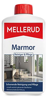 MELLERUD Marmor Reiniger | 1 x 1 l | Effizientes Mittel zum Schützen und Pflegen von Natur- und Kunststein Oberflächen im Innenbereich