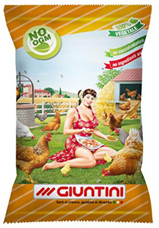 Giuntini Linea Agri Coccodoro 25kg Micronizzato No OGM No COCCIDIOSTATICO mangime per Galline ovaiole con granaglia, aggiunta di gusci d'ostriche Alta qualita' ed Erba Medica