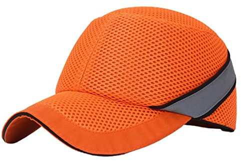 Veeteah Safety Bump Caps | Safety Hard Hat Baseball Hats with Bump Insert | Head Protection Wide-Angle Adjustable Baseball Hats with Breathable Mesh for Golf, Baseball, Cycling, Men Women