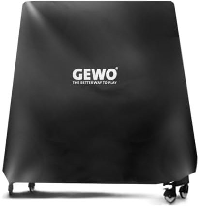 GEWO Leichte Abdeckung für Tischtennisplatte Outdoor 210D Oxford Gewebe, Tischtennis Hülle, Abdeckplane Tischtennistisch Outdoor Wetterfest UV-beständig