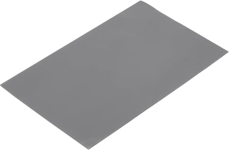 QUARKZMAN Almohadilla Térmica 4.0W/M.K Aislante Resistente al Calor de Alta Temperatura de Silicona para Enfriamiento de Computadoras Portátiles, Radiadores, Gris, 178x115x1mm