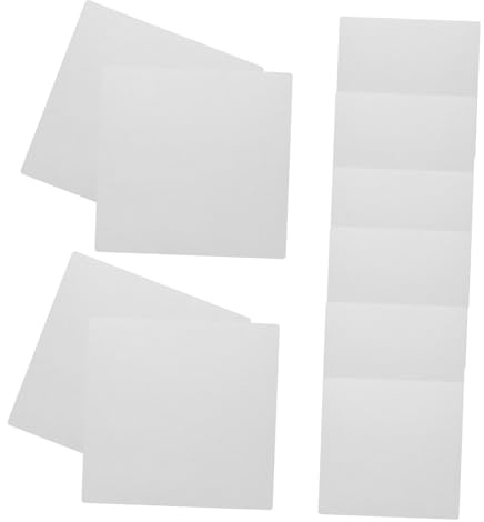 Artibetter 10 Feuilles de Carton Blanc Ondulé 30x30cm Épais et Stable pour Bricolages Pratiques et Projets Artistiques, pour Emballage et Expédition Sécurisé