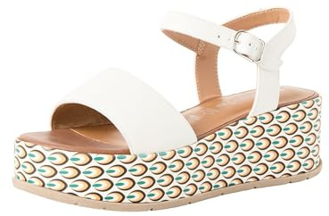 Tamaris sandale femme à talon compensé