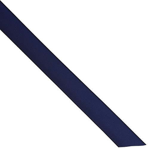 Creative Ideas Solid Satin Ribbon, 7/8 by 100 Yard, Navy Blue,PSF0708-370