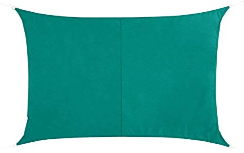 Hespéride - Voile d'ombrage rectangulaire Curacao Émeraude