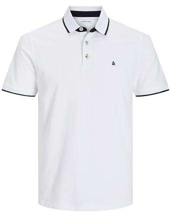 Jack & Jones Classic Pique Knit - Polo a Maniche Corte in Cotone
