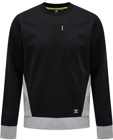 hummel Herren Hmltropper Sweatshirt Sweatshirt, Schwarz, L