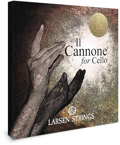 Larsen Il Cannone Cello Strings – Warm & Broad Set – Medium Tension Professional Cello Strings for Richness, Warmth and Power