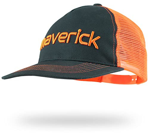 GREEN DEVIL Maverick-Air Serie Anstoßkappe Sicherheitsmütze mit Anti-Schock ABS Hartschale Leichter Atmungsaktiver Sicherheitskappe Kopfschutz Schutzkappe Baseball Cap-Stil (Orange)