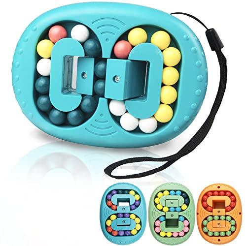 EACHHAHA Magic Bean Rotierender Fingerwürfel,Schultüte Füllung,Fidget Toys,Geschicklichkeitsspiel für Kinder,Verbessern Sie logisches Denken und praktische Fähigkeiten,Geburtstagsgeschenk für Kinder