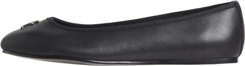 Tommy Hilfiger Ballerine Donna in Pelle, Nero (Black), 37