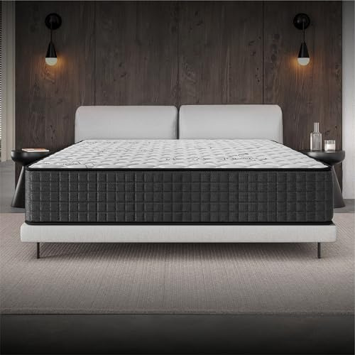 COSMOS - Gamma - Colchón 180x200 cm Viscoelástico - 32 cm | Espuma HR y Blue Latex - Confort Firme - 7 Zonas - Reversible - Hipoalergénico - Duradero - Independencia de lechos