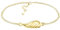 Sofia Milani - Damen Armband 925 Silber - vergoldet/golden - Flügel Anhänger - B0360