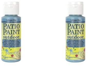 Deco Art Outdoor Acylic Paint, Acrylic, Larkspur Blue, 59 ml (Pack of 2)