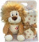 Babydecke, weich, warm, mit Plüsch, Löwe, Geschenkset, für Neugeborene, Jungen, Mädchen, 0-3 Jahre, Decke für Kinderbett, 90 x 75 cm, ultragepolstert, hypoallergen, waschbar, Sicherheit für Babys,