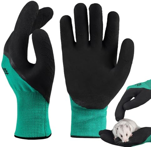 Bite Proof Gloves, Animal Handling Gloves, Puncture-resistant Anti Cut Insulated Thickened Anti Scratch Safe Touch Hand Security Protection, Multifunctional For Dogs, Hamster, Squirrels, Cats