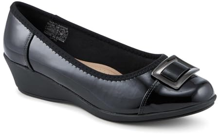 Pavers Womens Wide Fit Flexible Wedge Heel Slip On Shoes | Spring Summer Collection | Wedge Shoe | Slip On | Lightweight