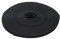 FIXMAN 419854 Selbstklebendes Klettband, schwarz 10 mm x 25 m