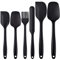 Newk Juego de espátulas de silicona, utensilios de cocina con espátula de goma antiadherente con núcleo de acero inoxidable para cocinar, hornear y mezclar