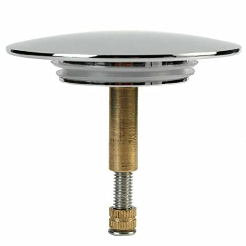 FUBESK 70mm Bath Basin Waste Stopper Adjustable Double Sealed Bath Replacement for Washbasin, Kitchen, Bathroom