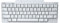 HHKB Professional Hybrid Type-S Snow Keyboard, Blanco Puro, Teclado inalámbrico mecánico 60% Compacto, Portátil, Interruptores de Teclas silenciosos, Bluetooth y USB-C, Tapa de tecla Impresa