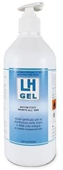 Disinfettante LH GEL per mani a rapida evaporazione Presidio Medico Chirurgico (Flacone da 1 litro con erogatore)