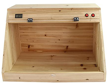 luckxuan Terrario Tortugas/Tortuguera Terrario de Madera Maciza Acrílico Tortuga Caja de Madera Caja de Tortuga Hábitat Hábitat de Madera Pequeña Jaula Animal Casa Acuario de Tortugas (Size : 40CM)